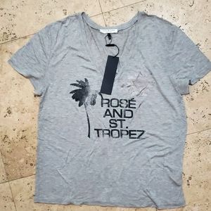 Halston Heritage V-neck T-shirt top